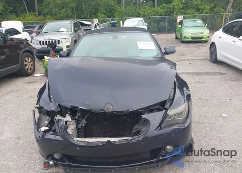 2006 BMW 650I from USA, damaged, VIN WBAEK134X6CN78826